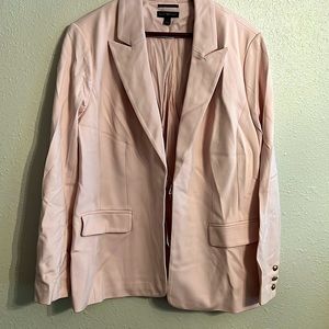 Lane Bryant Pink Stretch Blazer